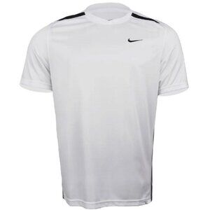 NWT Nike Tennis T-Shirt Crew Neck Shirt Top White 404702 Dri-Fit